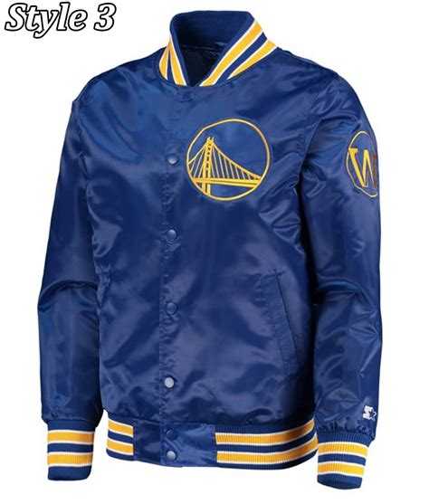Buy Golden State Warriors Satin Varsity Jacket - Paragon Jackets