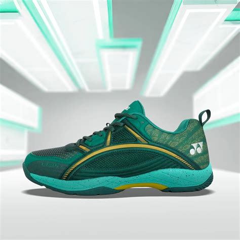 YONEX Tokyo Ultima Badminton Shoes for Men (Posy Green/Bright Gold ...