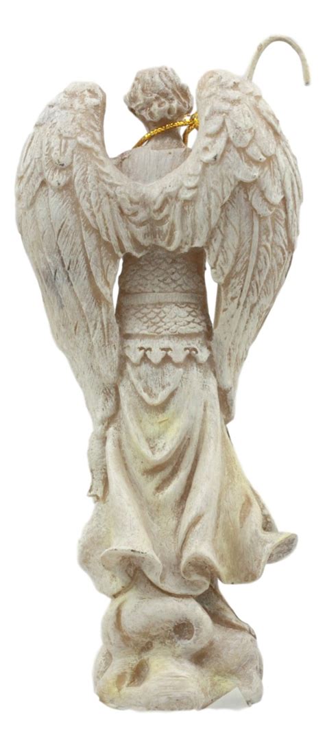 Buy Ebros Ivory Colored Holy Archangel Saint Raphael With Staff And ...