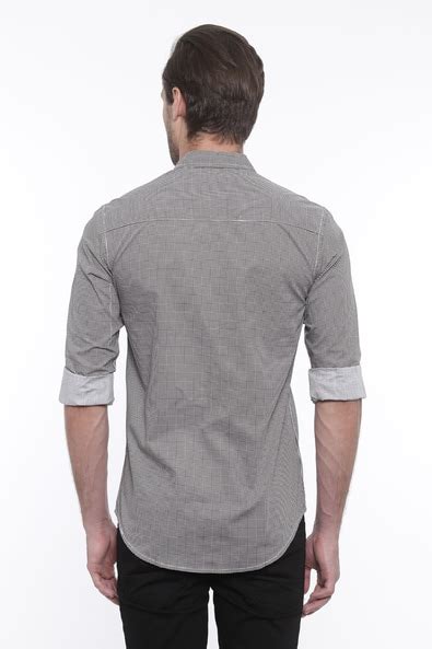 Buy Grey WITH Checked Shirt | AJIO
