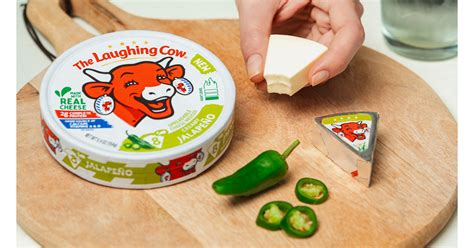 Cheese With Cow Logo The Laughing Cow Garlic & Herb Wedges 128g