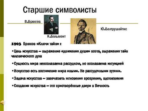 Символизм и русские поэты-символисты Истоки символизма Символизм как