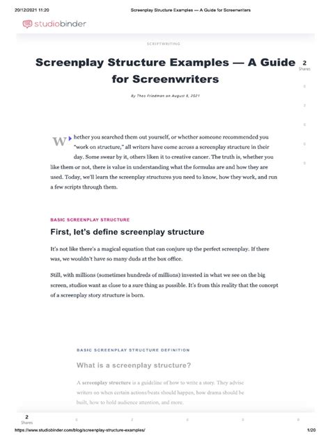 Image result for Screenplay Structure Basics