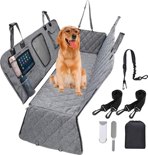 Kurgo Heather Half Dog Hammock Style Seat Cover for Pets, Pet Seat Cover, Dog Car Hammock ...