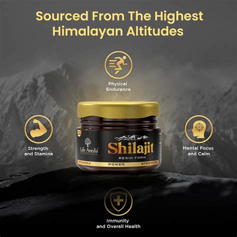 Pure Shilajit Resin for Energy, Strength & Wellness | Life Aveda