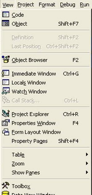 Image result for Visual Basic 6 Context Menu