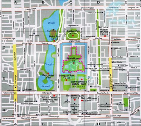 Beijing Tourist Attractions Map 2025 Beijing Maps Beijing China Map,