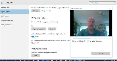 Image result for Windows Face Recognition