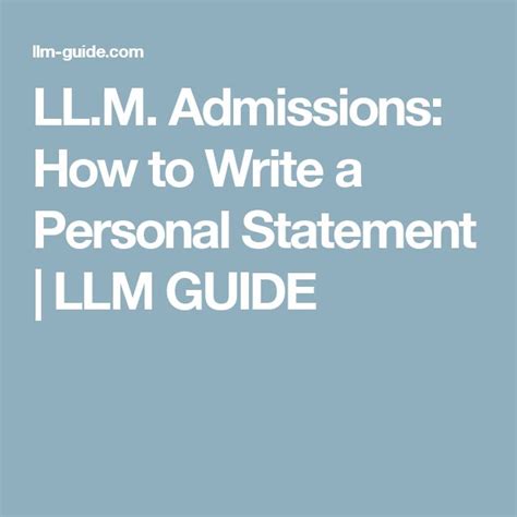 LLM Personal Statement Examples 的图像结果
