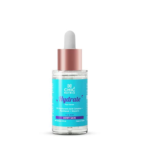 Chicnutrix Hydrate – 5% Hyaluronic Acid Complex with Glycerin ...