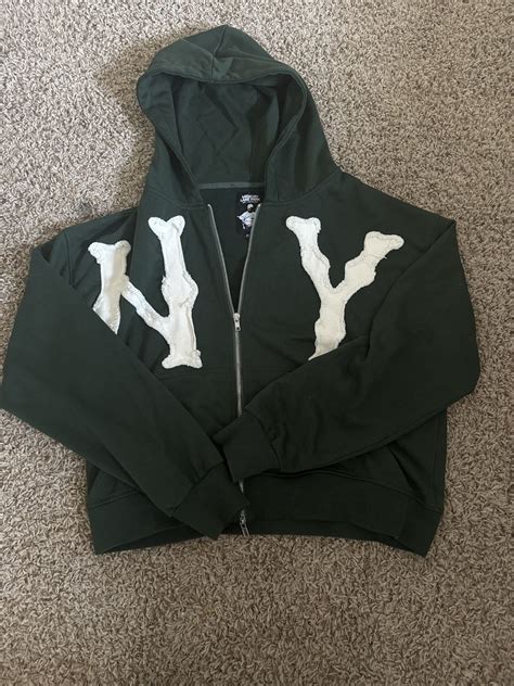 Streetwear × Vintage Memory Lane Park Forest Green Zip Up | Grailed