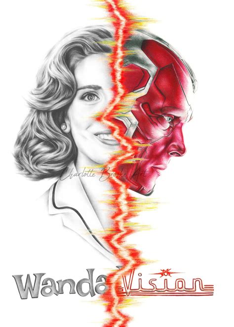Image result for Wanda Vision Drawing