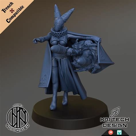 Trench Crusade Compatible- Artillery Witch Kai (proxy) - Heretic Legion ...
