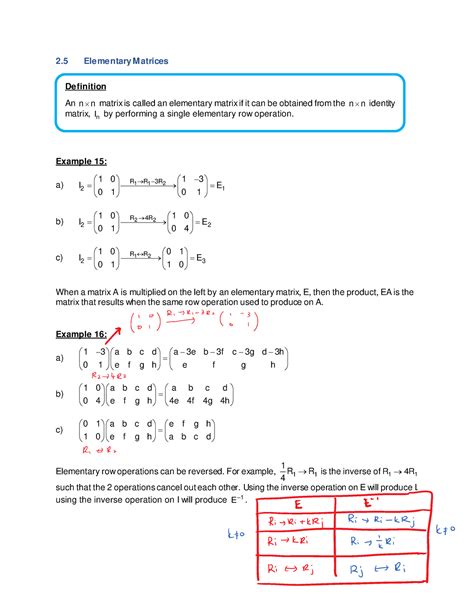 Image result for Elementary Matrix Algebra in Simple