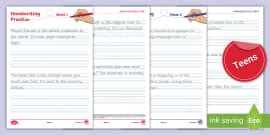 Daily Handwriting Practice PDF | Primary Resources | Twinkl