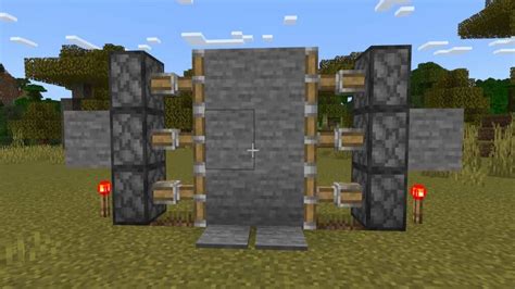 Image result for Minecraft Security Door Tutorial