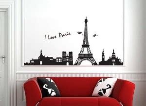Aquire Eiffel Tower Paris Black Wall Decal Self Adhesive Sticker Price ...