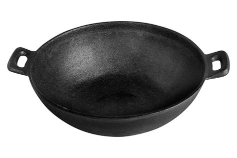 Buy Mr. Butler Signature 9.5 Inch Premium Cast Iron Kadai Wok, Pre ...