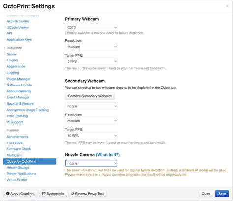 Setting USB Camera OctoPrint 的图像结果