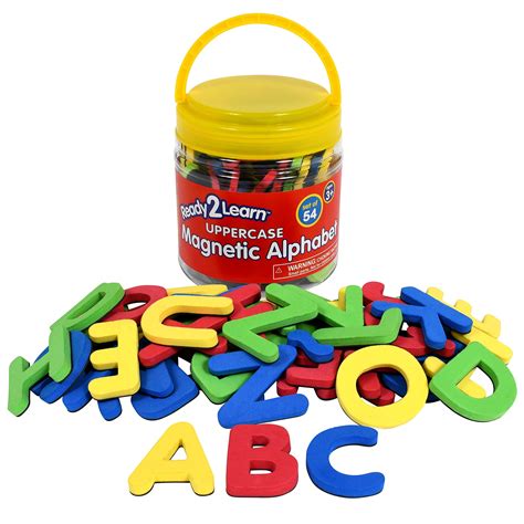 READY 2 LEARN Magnetic AIF9 Alphabet - Uppercase - 52 Letters - Kids ...