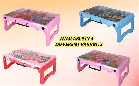 GLITZEN Portable Study Desk for Kids | Multi-Utility Compact | Light ...