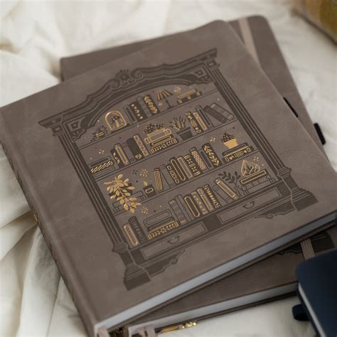 Bookshelf Dot Grid Notebook | Archer and Olive