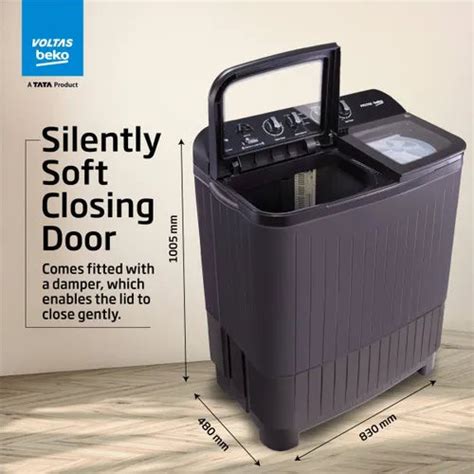 Voltas Beko by A Tata Product 9 kg washing machine with Soft Closing d ...