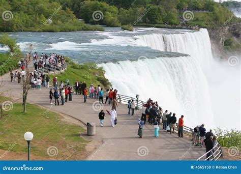 Niagara Falls from the American Side Editorial Stock Photo - Image of ...