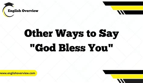 20 Other Ways to Say "God Bless You"