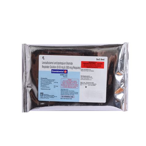 Combimist Ld Respule 2.5Ml 5'S Price, Uses, Side Effects, Composition ...