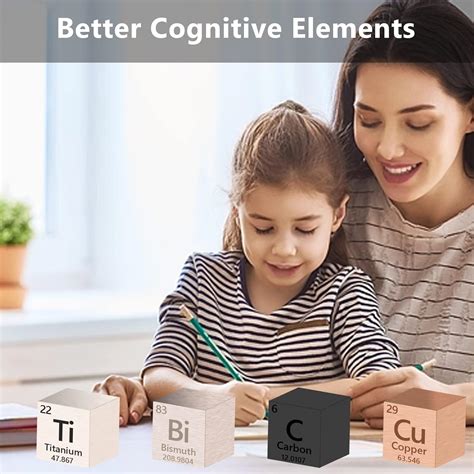 18 Pcs Metal Element Cube Density Cubes 99.99% High India | Ubuy