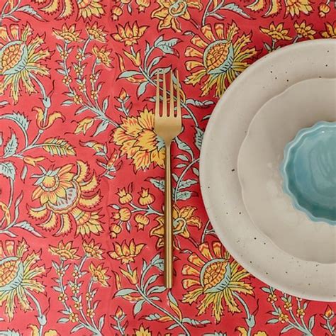 Wipeable & Anti-Slip Cotton Table Linen | Table Cloth | Acres Wild ...