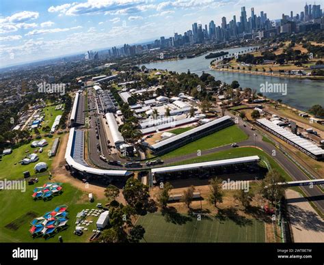 Albert Park Grand Prix Circuit, 16 March 2024: A general view of Albert ...
