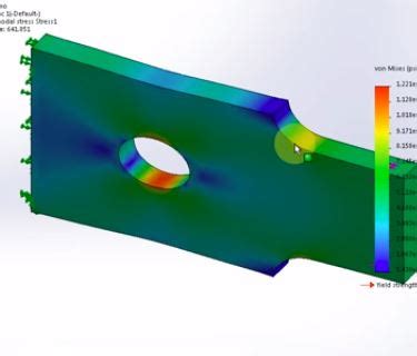 Finite-Element Stress Example 的图像结果