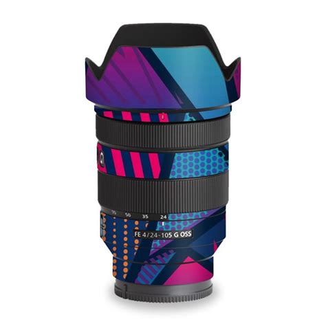 Blue Triangle Pattern Lens Skins – WrapCart Skins