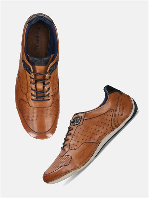 bugatti Canario cognac Premium Leather Comfort Sneakers