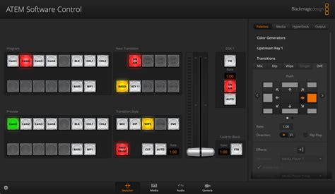 Image result for Atem Software Control Panel