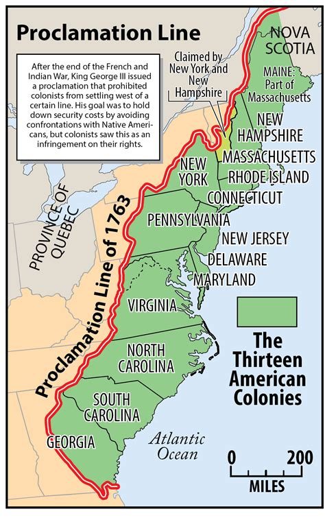 Proclamation Line of 1763 became a focus of anti-British resentment in ...