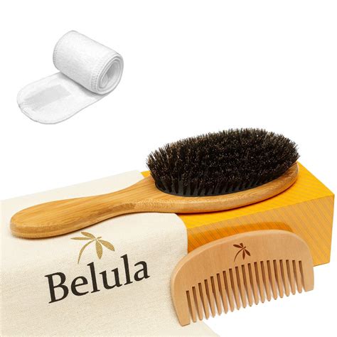 Belula Organic Hair Care Set - Boar Bristle Brush India | Ubuy