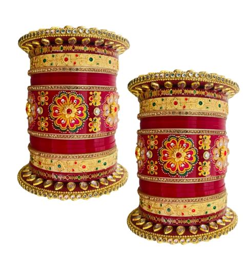 Buy Sattyaki Ethnic Jewellery 34 Pcs Bangles set Gold Plated Sanka pola ...