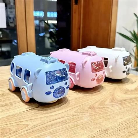 Bus-Shaped Kids Water Bottle with Straw & Strap (500ml) | HOMIYA PRODUCTS