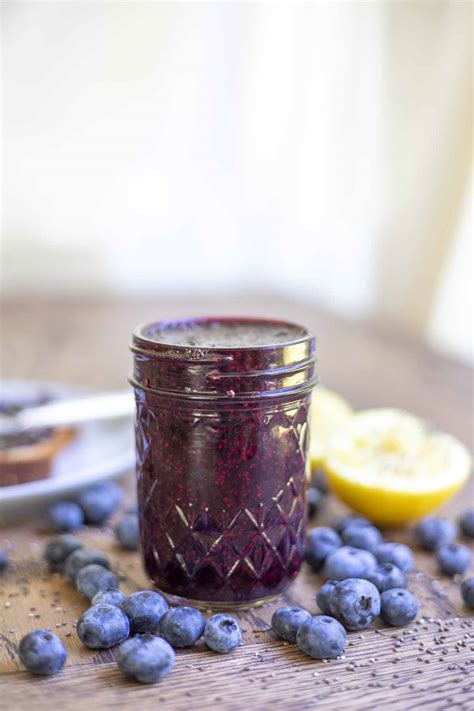 Blueberry Chia Jam - A Blossoming Life