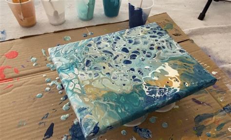 Image result for Acrylic Paint Pouring Tutorial
