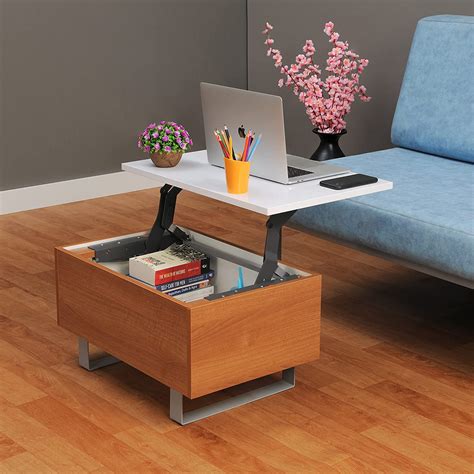 INVISIBLE BED New York Coffee Table with Liftable Table Top - Used as ...