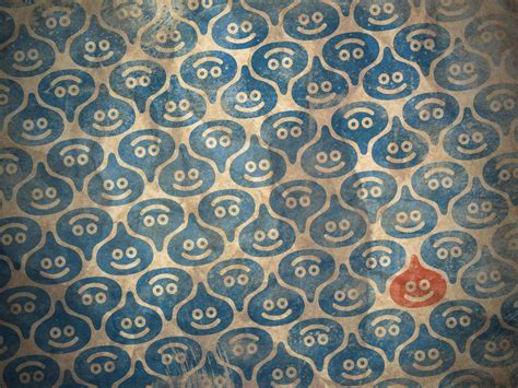 Dragon Quest Slime Pattern - Free HD Wallpaper Download