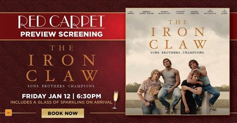 THE IRON CLAW Red Carpet Preview Screening, Dendy Cinemas Southport, 12 ...