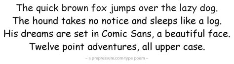 The Comic Sans font | 30 typefaces - their look, history & usage