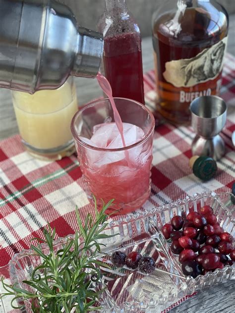 Cranberry Whiskey Sour - The Farmwife Feeds