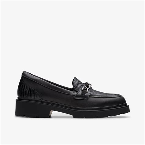 Boys, Girls, Kids Unisex Eris Edge Youth Black Leather Loafers, Slip ...