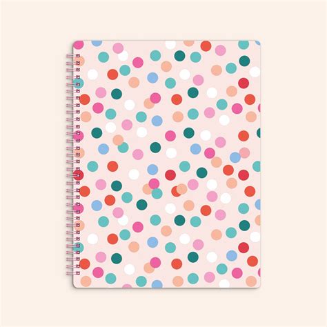 Polka Dots Notebook - 6.25x8.25" – Sweetzer & Orange